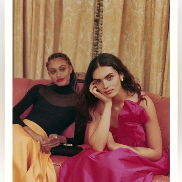 By Anthropologie Sheer Turtleneck Top - Picture 4 of 16